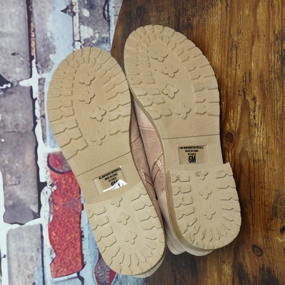 Sarah Jayne "Winnie" Faux Suede Moto Boots - Picture 6 of 11